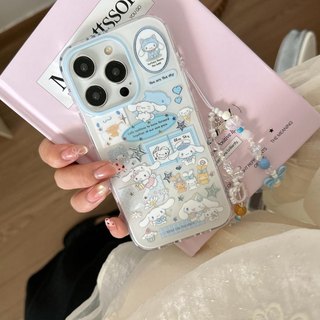 Ốp Lưng Cứng Tương Thích Với iPhone 13 14 14Pro 14ProMax 15 15Pro 15ProMax 16 16Pro 16ProMax 17 17Pro 17ProMax Ốp Họa Tiết Cinnamoroll