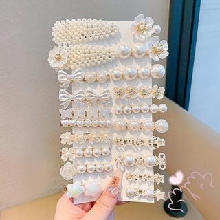 Kẹp Tóc Ngọc Trai Kẹp Nổ Thanh Lịch - Tạo Kiểu Tóc Sang Trọng
