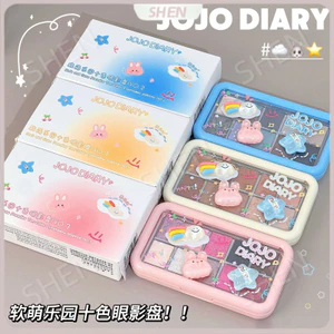 JOJO DIARY Mềm Mại Dễ Thương Thiên Đường Mười Màu Phấn Mắt Bảng Màu Đất Ngọc Trai Mịn Nhấp Nháy Nhấp Nháy Giá Rẻ Sinh Viên Đảng Phấn Mắt