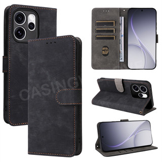 Ốp Điện Thoại Cho Oppo Reno15 Pro Reno 15 F Pro 14 15 16 Pro 15F 15C 16F Reno16 4G 5G Da Lật Sang Trọng Từ Vỏ Điện Thoại Khe Cắm Thẻ Đứng Giá Đỡ Bao Ốp Lưng Chống Sốc