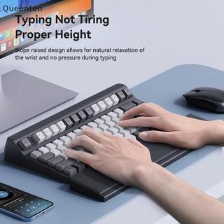 Bàn Phím Queenten Cổ Tay Còn Lại Miếng Lót Ergonomic Mềm Nhớ Xốp Hỗ Trợ Để Bàn Hộp Bảo Quản Dễ Dàng Gõ Giảm Đau Cho Văn Phòng Tại Nhà QT