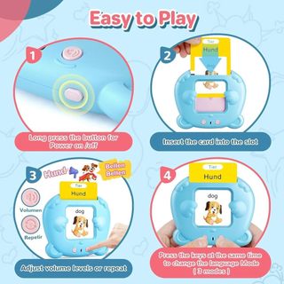 Máy chèn thẻ Đức nói thẻ flash Đức Máy thẻ Gấu Kho báu Nga Máy giáo dục sớm WZJ5