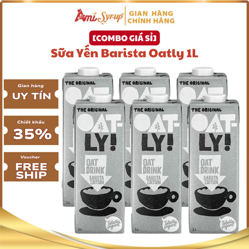 [Giá Sỉ] Sữa Yến Mạch Barista Oatly 1L Thơm Ngon Béo Ngậy Bổ Sung Dưỡng Chất Thiết Yếu