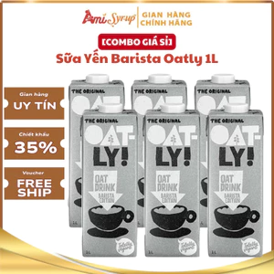 Sữa Yến Mạch Barista Oatly 1L Thơm Ngon Béo Ngậy Bổ Sung Dưỡng Chất Thiết Yếu