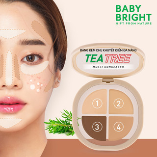 Bảng Kem Che Khuyết Điểm Đa Năng Baby Bright Tea Tree Multi Concealer 8.8g