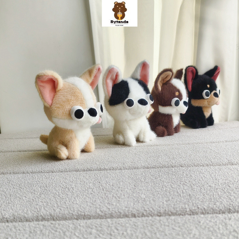 Rytanda Mô Phỏng Dễ Thương Chó Sang Trọng Đồ Chơi Cho Bé Trai Bé Gái Lông Vàng Búp Bê Chó Bông Mắt Lớn Chó Gối Mềm Động Vật Trẻ Em Bạn Gái Giáng Sinh Quà Tặng Năm Mới Trang Trí Đệm Sofa