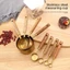 Hộ Gia Đình Thép Không Gỉ Đo Bộ Cân Định Lượng Thìa Dụng Cụ Sữa Bột Nướng Gram Số Lượng Đo Cà Phê Nhà Bếp