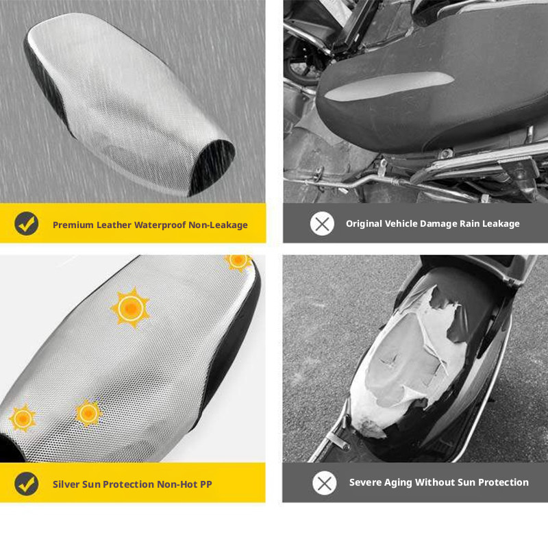 Tấm bọc yên xe máy SEAMETAL đệm yên đa chức năng chống trượt chống mưa chống nắng và chống mài mòn