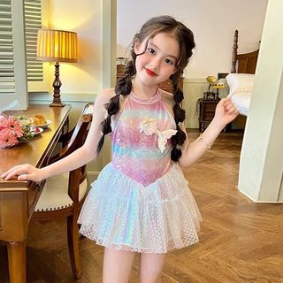 Đồ bơi nàng tiên cá cho bé gái - váy bơi 2 dây dễ thương phong cách công chúa nhanh khô đi biển