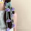 Scrunchie tóc hoa Lily của Thung lũng và tulip với tua rua treo - Phụ kiện tóc đẹp dành cho nữ