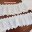 Viền Ren Nhộn SMILE, Vải Ren Cotton 7cm Chiều Rộng, Ruy Băng Thủ Công DIY Trắng Ruffle Thiết Kế Viền Thêu