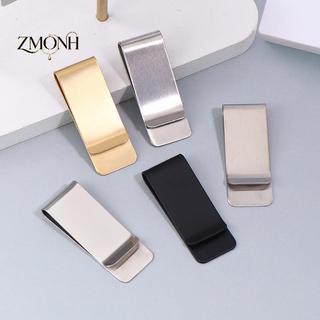 ZMONH 5 Cái Đơn Giản Mỏng Kim Loại Kẹp Tiền Di Động Đa Năng Kinh Doanh Kẹp Thẻ Nam Ví Đựng Thẻ Kinh Doanh Ví Kẹp Tiền Mặt Không