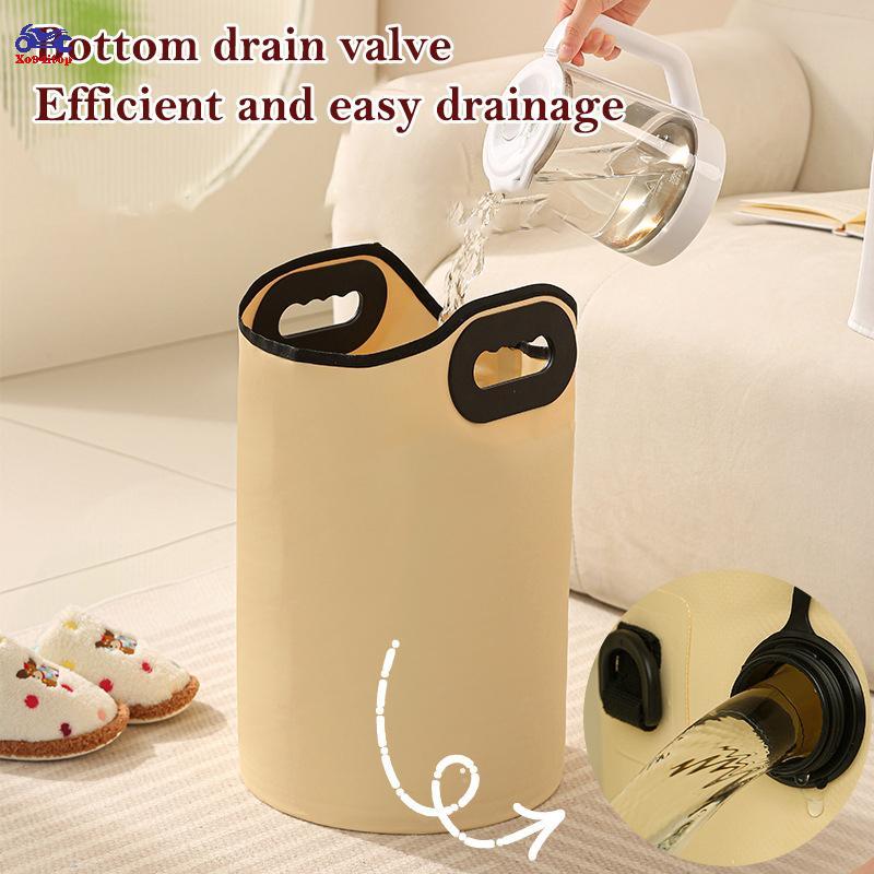 XOITOP Di Động Có Thể Gập Lại Ngâm Sâu Bồn Tắm Chân Buet Cao Có Chức Năng Thoát Nước Cho Spa Gia Đình Thư Giãn Du Lịch Ấm Ngâm Để Chăm Sóc Bàn Chân VN