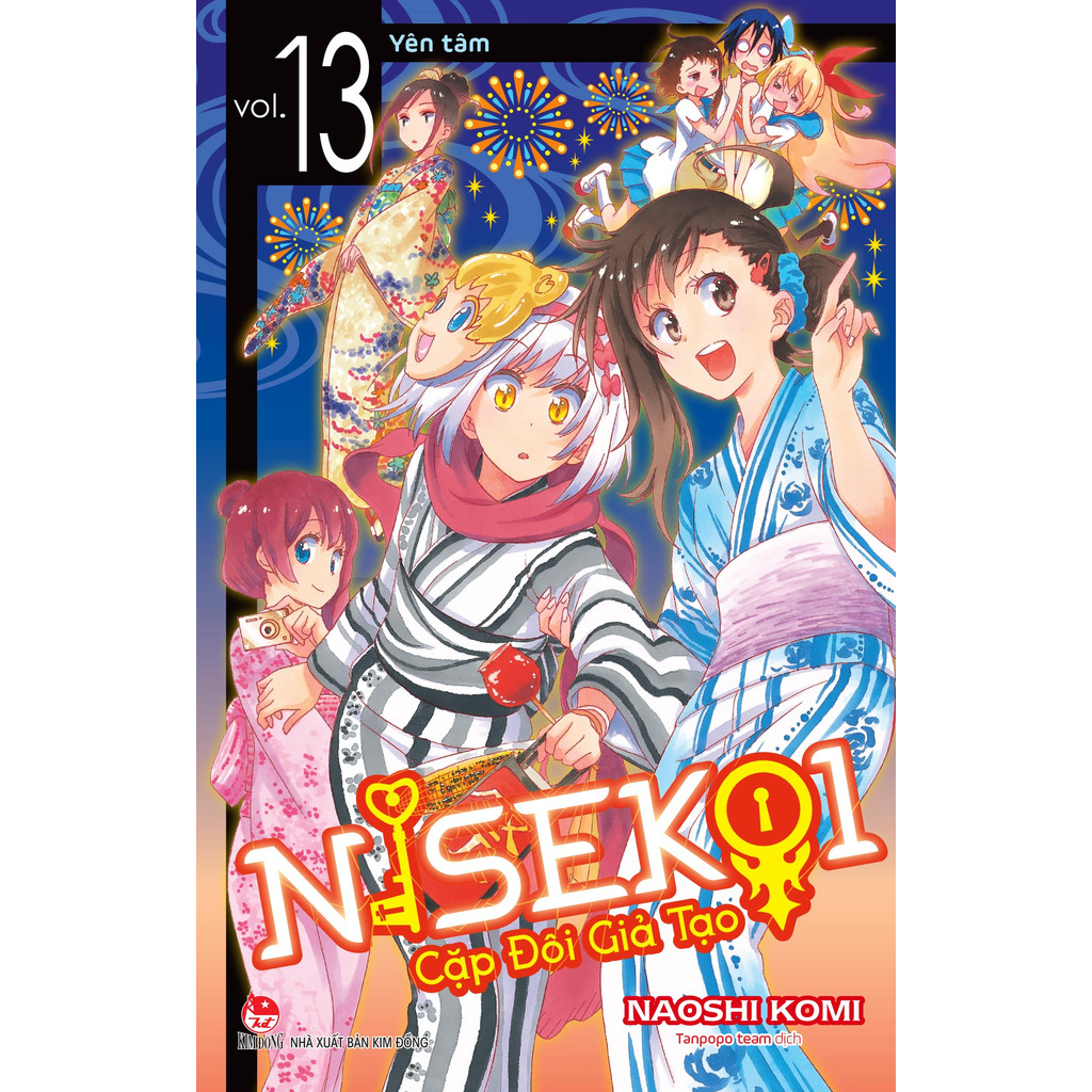 Sách - Nisekoi - Cặp Đôi Giả Tạo - Tập 13 - Yên Tâm - Tặng Kèm Card Nhựa Trong