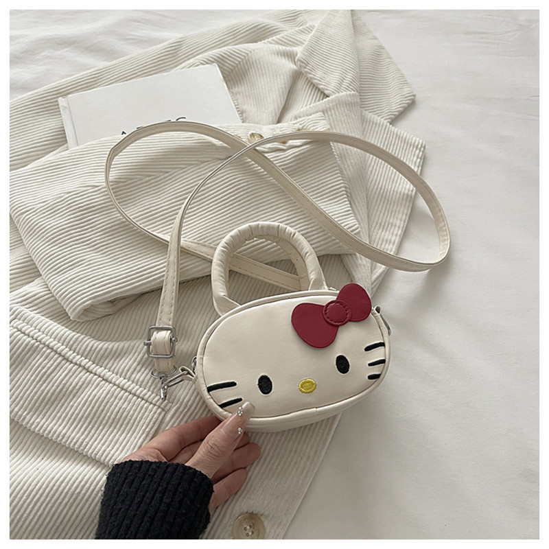 GC2 2026 Túi đeo vai nữ Hello Kitty PU dễ thương Túi xách đi lại đa năng sành điệu CG2