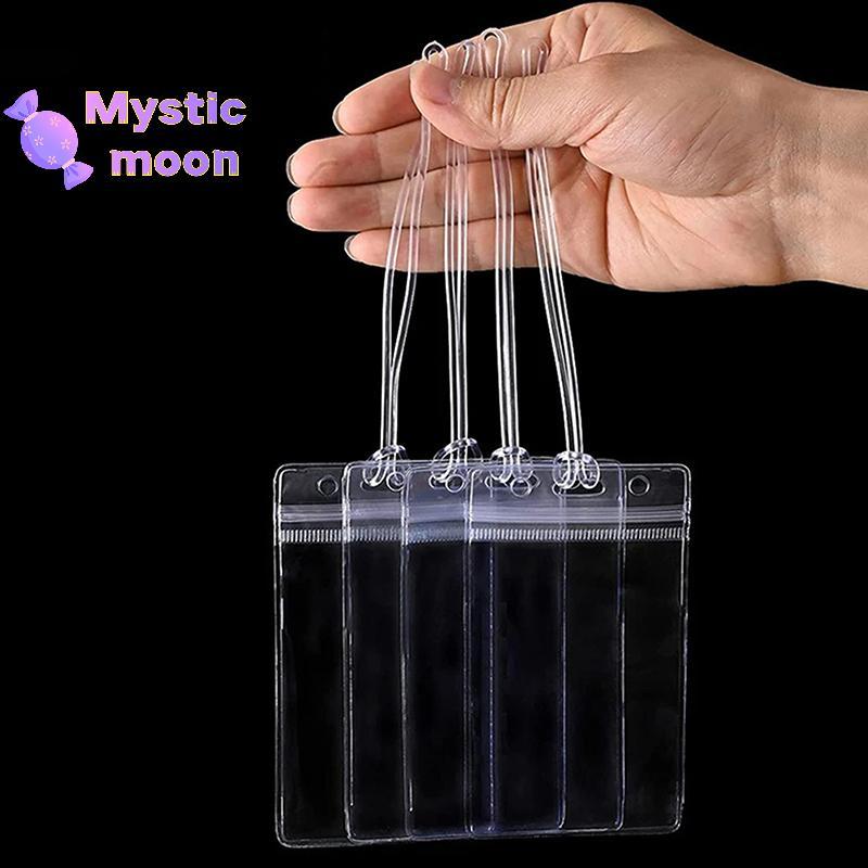 [Mystic] 50 chiếc Dây đeo nhãn ID hành lý trong suốt - Phụ kiện du lịch [Mới]