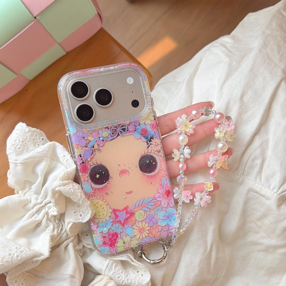 Ốp Lưng Cứng Tương Thích Với iPhone 13 14 14Pro 14ProMax 15 15Pro 15ProMax 16 16Pro 16ProMax 17 17Pro 17ProMax Vỏ Họa Tiết Giường Hoa