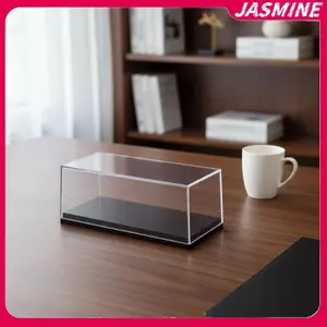 JASMINE 1: 64 Hộp trưng bày ô tô Acrylic Vỏ cứng trong suốt Bảo vệ chống bụi Vỏ thân thiện cho văn phòng tại nhà JASMINE