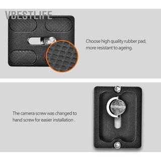 VBESTLIFE Acouto cho PU40 Nhanh Chóng Phát Hành Đĩa với 1/4 inch Vít Gắn Chân Máy Đầu Bóng SLR Camera Cao Su Hợp Kim