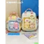 Dễ Thương Dopamine Màu Sắc Tương Phản Nhỏ Schoolbag Bé Gái Hai Chiều Trong Suốt Đau Túi Mini Ba Lô Di Động Phù Hợp Với Tất Cả Các Trận Đấu Túi Cho Bé