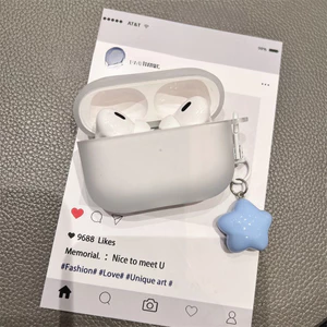 Thích hợp cho AirPodsPro3 Vỏ tai nghe ngôi sao đơn giản Chống sốc Thích hợp cho AirPods4 Vỏ tai nghe mới