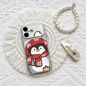 Mùa đông ăn Penguin ghi chú cho iPhone 17Air trường hợp iPhone 15/14 Corning trường hợp