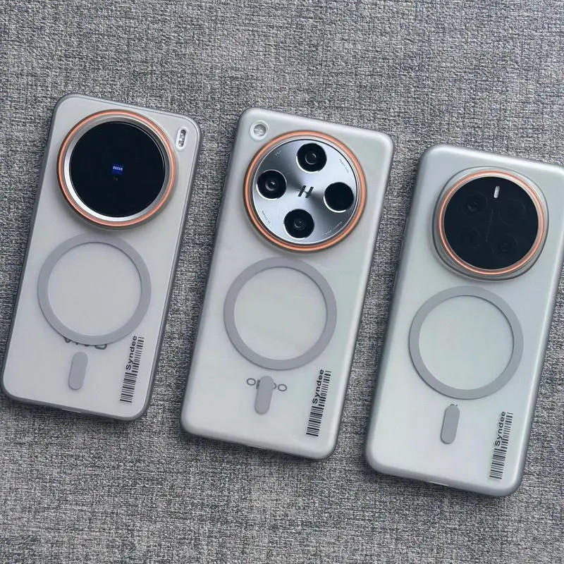 Ốp Lưng Cho Honor X5C Plus Honor X9D X9C X9B X9A X8C X8B X7D Sạc Không Dây Từ Tính Mờ Trong Suốt Bảo Vệ Chống Rơi Cho Honor X9C Vỏ