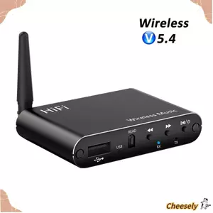 Bộ chuyển đổi âm thanh không dây CHEESELY, Bộ phát thu Bluetooth 5.4 âm nhạc 2 trong 1, Máy bay tai nghe PC phổ thông 2024