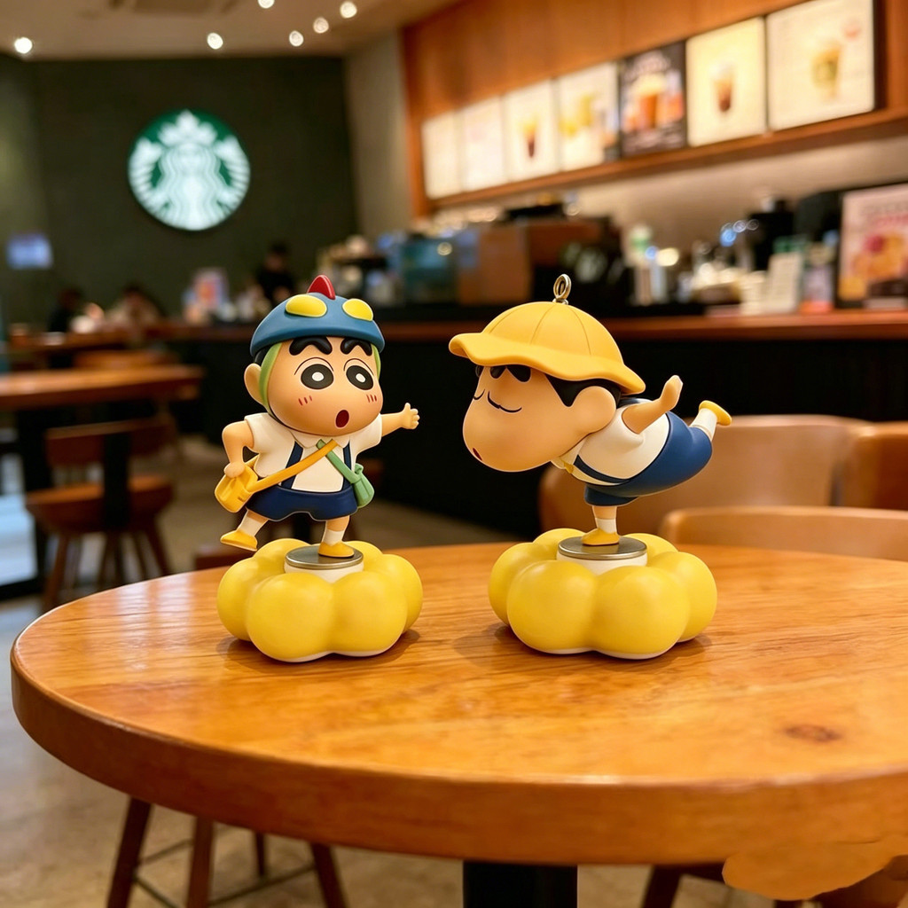 Đồ Chơi Di Chuyển Crayon Shin-Chan Xoay Đồ Chơi Để Bàn Búp Bê Trang Trí Đồ Chơi Xe Trung Tâm Điều Khiển Trang Trí Nội Thất Ô Tô