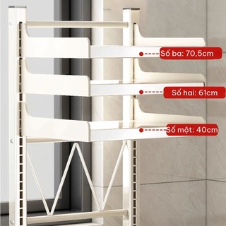 Giàn để Bếp Lò Vi Sóng Kéo Ra được Kệ Lưu Trữ Dụng Cụ Nhà Bếp điều Chỉnh Kệ để Gia Vị Trên Bàn