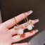 <![XON][Mina] Bông Tai Ngọc Trai Zircon Thắt Bướm Vintage - Quà Tặng Tinh Tế]]>