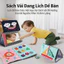 【SKISOPGO】Sách Vải Hỗ Trợ Tập Lẫy,Và Phát Triển Giác Quan Cho Bé,Đồ Chơi Phát triển Giác Quan,Tummy Time Book
