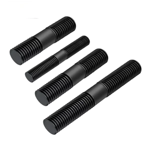 8.8 Lớp Thép Carbon Đen Cao Cấp Hai Đầu Bu Lông Hai Đầu Vít GB901 Cấp Dài Bu Lông Mở Rộng Thanh Chủ Đề UO