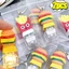 1 / 2 Cái Sáng Tạo Giải Nén Hamburger Khoai Tây Chiên Bàn Phím Móc Chìa Khóa Fidget Clicker Keycap Móc Khóa Đồ Chơi Di Động Quà Tặng Giảm Căng Thẳng