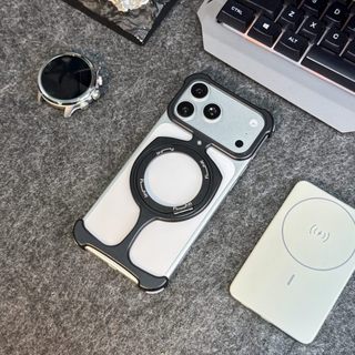 Tay Apple iphone17 Series Kết Cấu Dòng Kim Loại 17pro Kim Loại Trần Apple 13promax Model Thích Hợp Cho Khung Trophy 14promax Kim Loại 15promax Vỏ Bảo Vệ Khung Xe