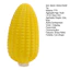 < Pluscloth > 3 Đồ chơi bóp ngô giảm căng thẳng Đồ chơi giải nén ngô giả co giãn mềm dành cho bữa tiệc văn phòng tại nhà Trẻ em Người lớn Thư giãn và giảm lo âu Ngô giả