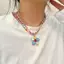 Mặt Dây Chuyền Hoa Đính Cườm Nhiều Màu Cho Bé Gái Và Phụ Nữ, Phong Cách Bohemian, Món Quà Đặc Biệt