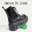 Cos Tăng Chiều Cao 9cm, Bốt Ngắn 36-42, Punk Martin Nam Nữ, Phong Cách Mới, Cùng Kiểu