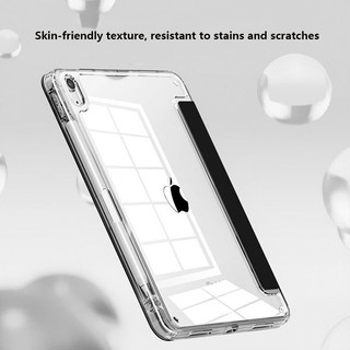 Ốp Lưng Cứng Acrylic Độ Trong Suốt Cao Cho Xiaomi Redmi Pad 2 Pro 12.1inch 2025 Pro 12.1 Xiaomi Poco Pad M1 12.1 2025 6S Pro 12.4 7S Pro 12.5 Ba Đứng Da Bảo Vệ Toàn Bộ