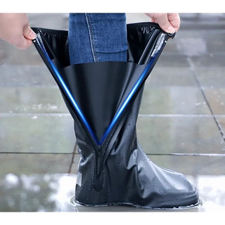 Bọc giày đi mưa PVC, size 35-47, Bọc Giày Đi Mưa, 2 Lớp / Dày Cao cấp, Cổ Cao, Chất Liệu PVC Cao Cấp