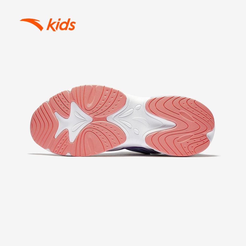 ANTA Kids Giày Thời Trang Bé Gái Êm Nhẹ, Thoải Mái Vận Động, Khóa Xoay Tiện Lợi 322548810U