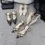 Giày sandal dây đeo chéo mũi nhọn TT Tính khí nữ Dây đeo khóa phẳng Không mệt mỏi Mùa hè