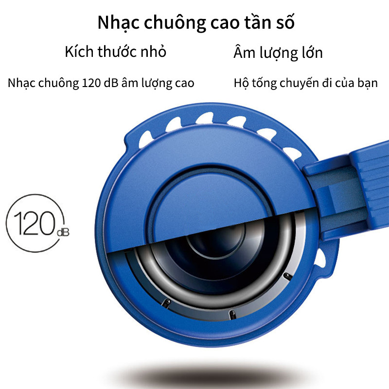 Còi Điện Xe Đạp 4 Chế Độ - Lắp Ghi Đông Xe Đạp Thể Thao, Sạc USB Tiện Lợi, Âm Thanh Lớn & Chống Nước Hiệu Quả