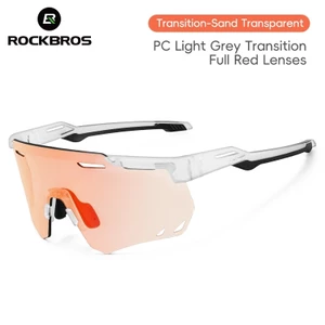 ROCKBROS Kính Đi Xe Đạp Chống Nắng UV 400, Photochromic, Phù Hợp Cho Thể Thao Ngoài Trời