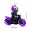 PCF * Hiện đại Tối giản Trang trí ngày lễ Dễ dàng Lắp đặt Blazing Skull Biker Mặt dây chuyền Phụ kiện cây thông Noel