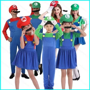 Bộ cosplay gia đình Super Mario & Luigi - phù hợp Halloween
