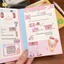 Sổ tay mèo con hoạt hình VIC với 122 trang Tạp chí giấy di động dành cho học sinh Người lớn
