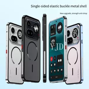 YJD Case For Nothing Điện thoại 4a Pro Khung kim loại Matte Back Panel Tản nhiệt Vỏ điện thoại chống rơi