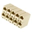 10Pcs Networking LAN Connector Adapter Coupler RJ45 Ethernet Cable Extension