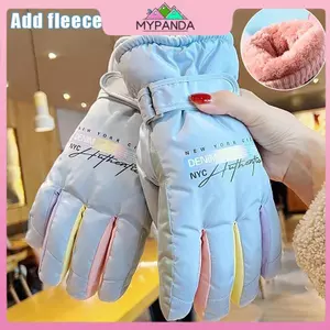 Găng tay trượt tuyết ấm áp MYPANDA dành cho nữ, chống gió và chống nước, phù hợp với thể thao ngoài trời.